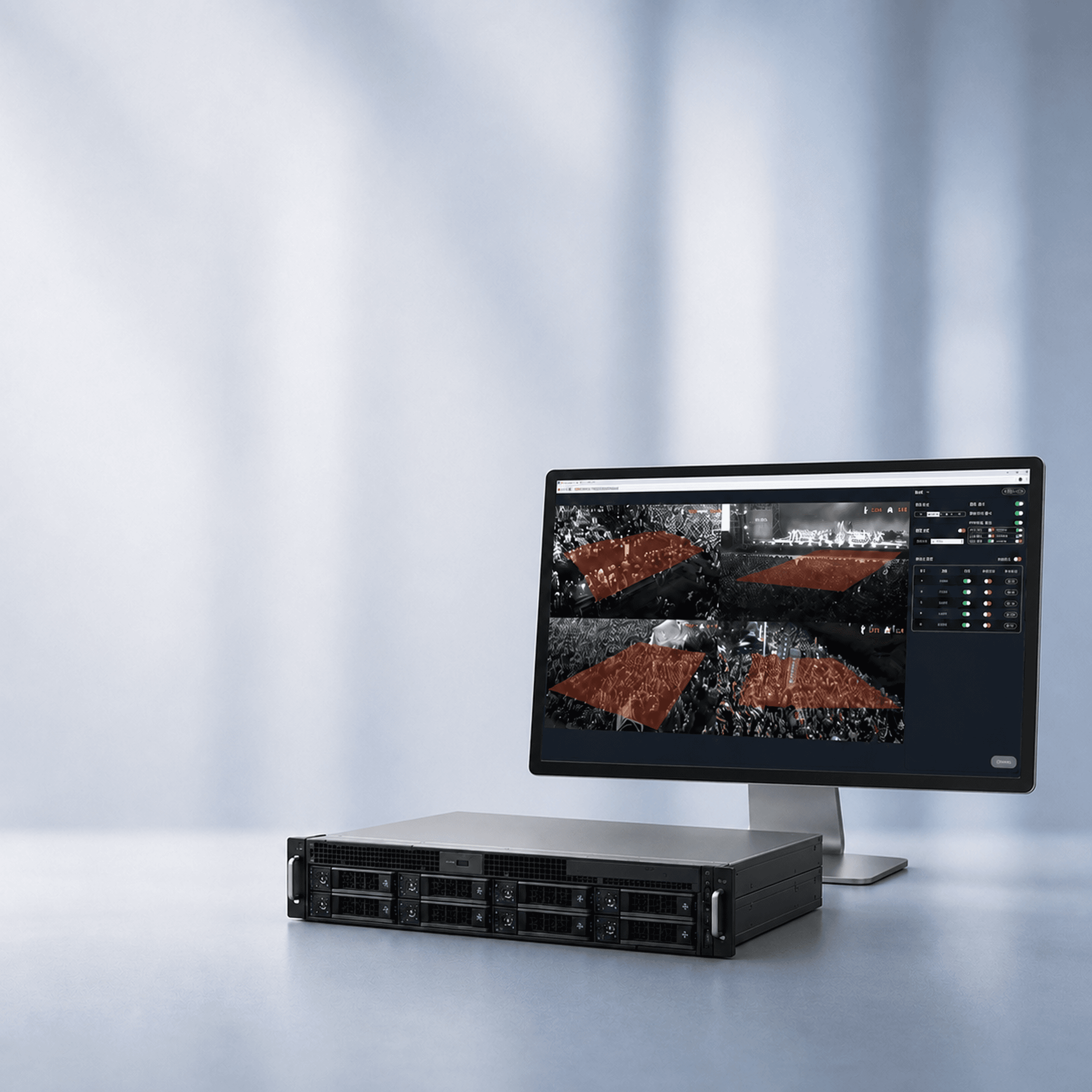 AI@On-demand — GPU 서버 및 AI 영상분석 관제 화면